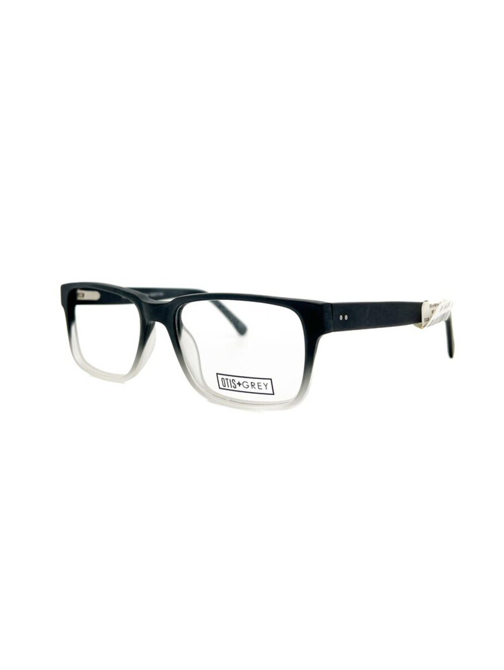 Otis Grey OG 9008 Matte Black Rectangle Authentic Eyeglass Frames 52-17-140